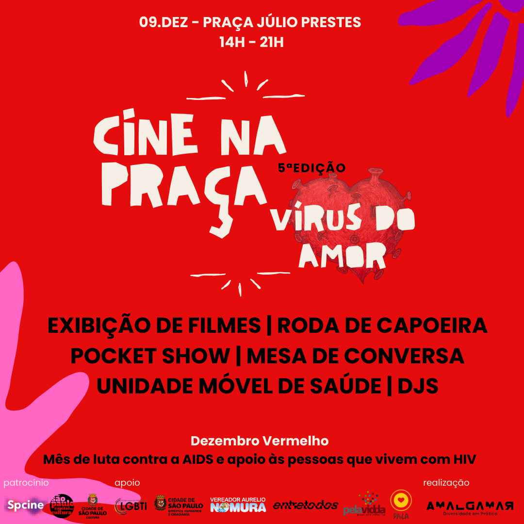 Convite Cine na Praça 